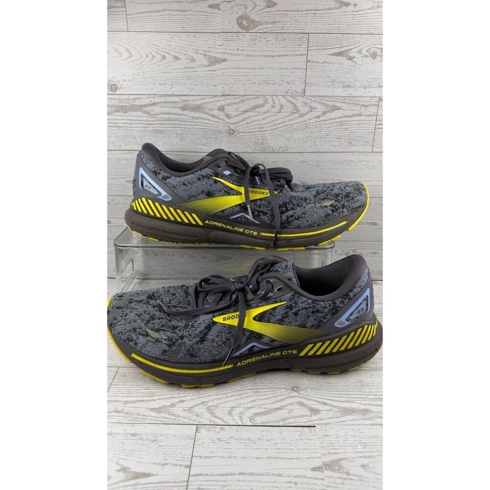 Brooks Adrenaline GTS 23 110391-1D-404 Gray 11.5D Men Sneaker Running Shoes #446